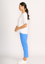 Wide Neck Elbow Slv Top