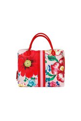 ROMANCE BLOOMS ZIP TOTE