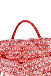 ROMANCE BLOOMS ZIP TOTE