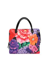 FLOWER BY FLOWER ZIP TOTE