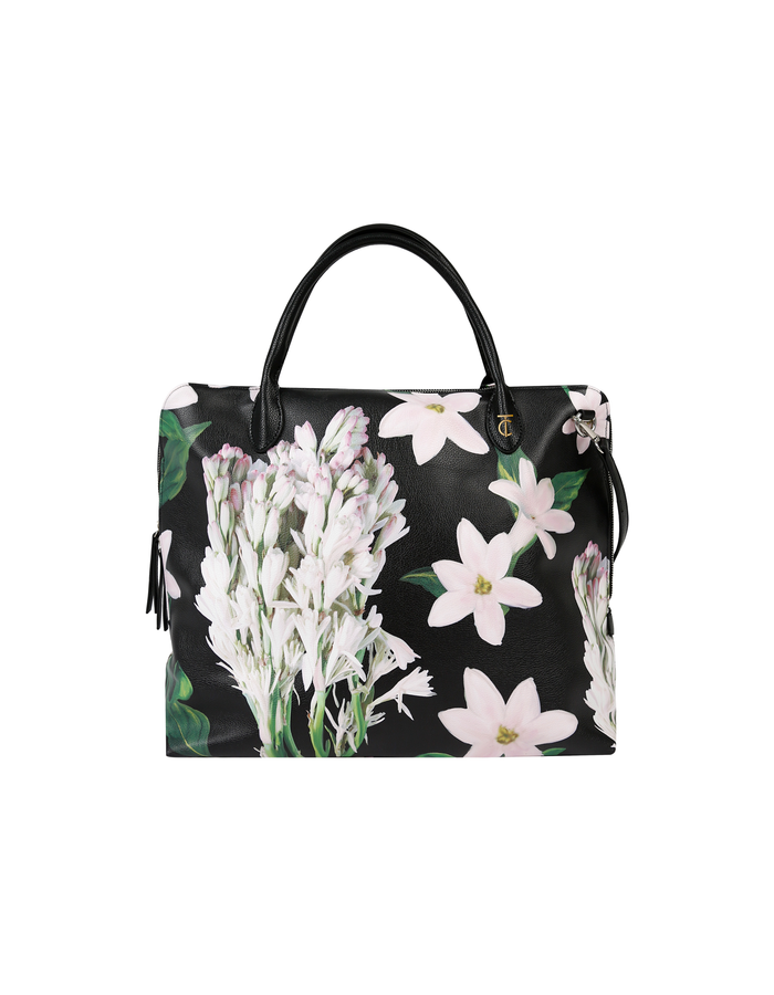 TUBEROSE THE PEARL ZIP TOTE