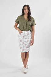 PRINTED LIGHTWEIGHT SKIRT