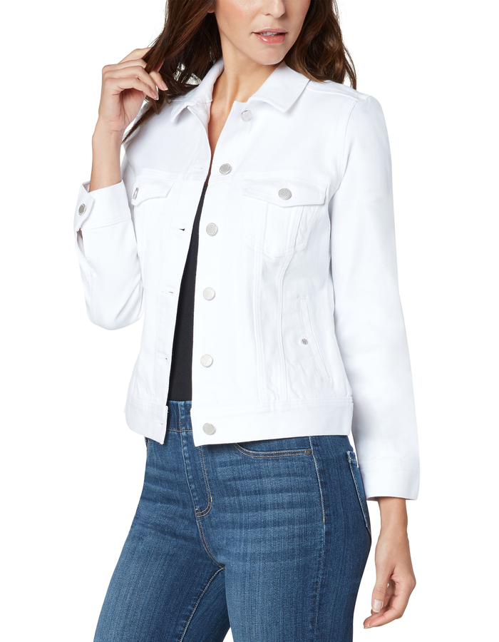 CLASSIC JEAN JACKET W/ ANGLED SEAM
