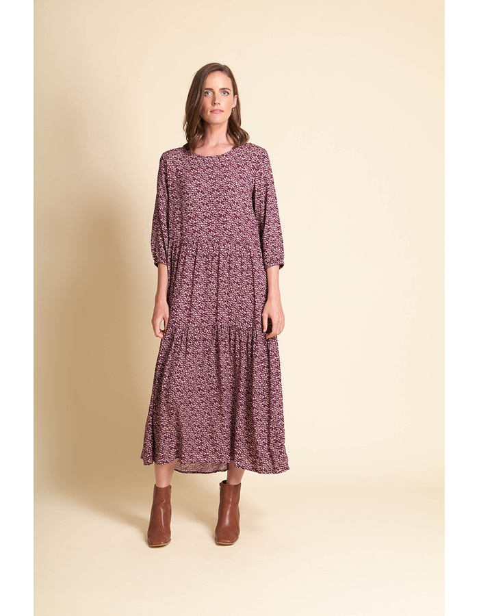 Tiered Midi Dress