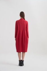 HIGH NECK SEAM DRESS