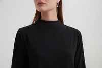 HIGH NECK SEAM DRESS