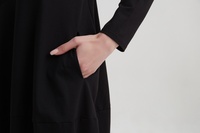 HIGH NECK SEAM DRESS