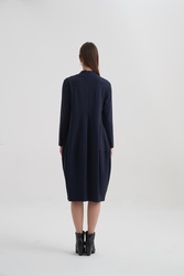 HIGH NECK SEAM DRESS