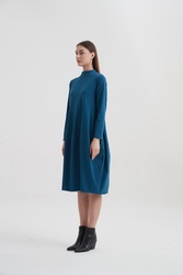 HIGH NECK SEAM DRESS