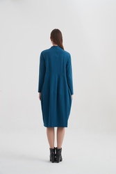 HIGH NECK SEAM DRESS