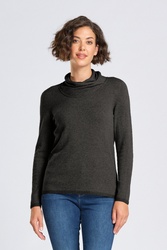 CLASSIC WRAP NECK JUMPER