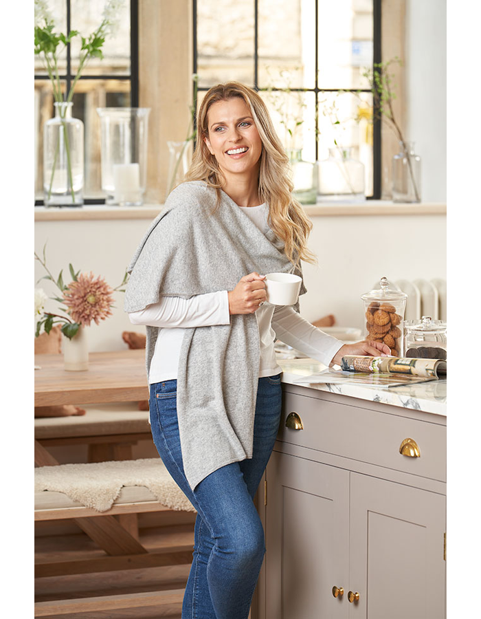 WOOL CASHMERE WRAP