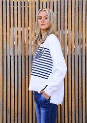 EAGLE IN STRIPE CREW