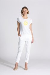Starburst Cap Sleeve Top