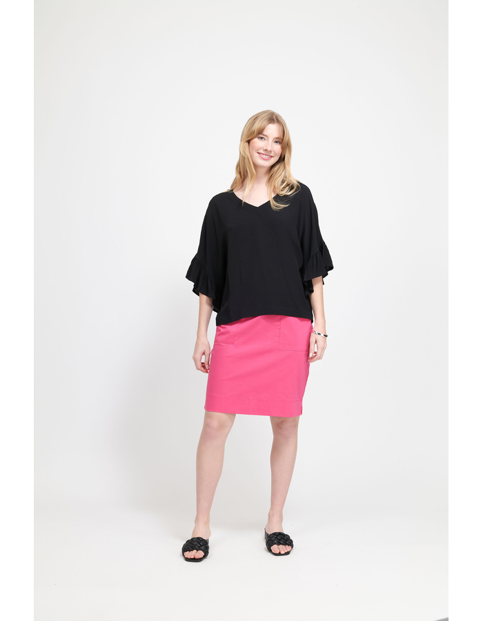 Pull On Square Pockets Skirt