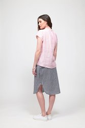 SCOOP HEM PENCIL SKIRT