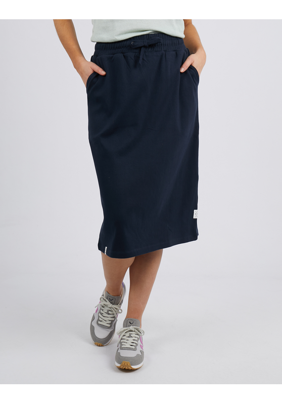 Rib Midi Skirt