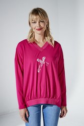 Nimes Print Women's Top