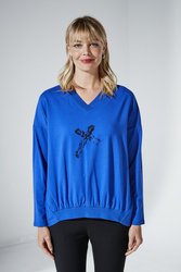 Nimes Print Women's Top