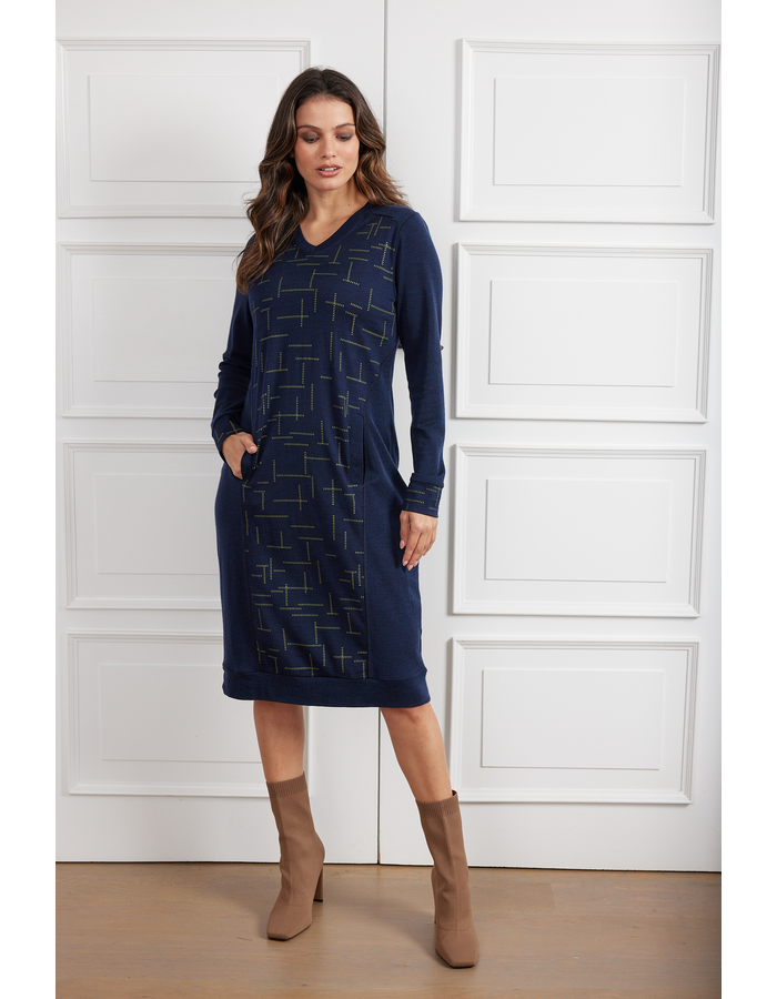 Orsen Merino Panel Dress