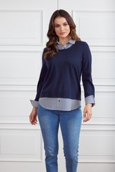 Amity Splice Merino Top