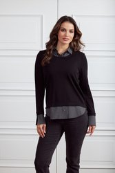 Amity Splice Merino Top
