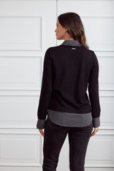 Amity Splice Merino Top