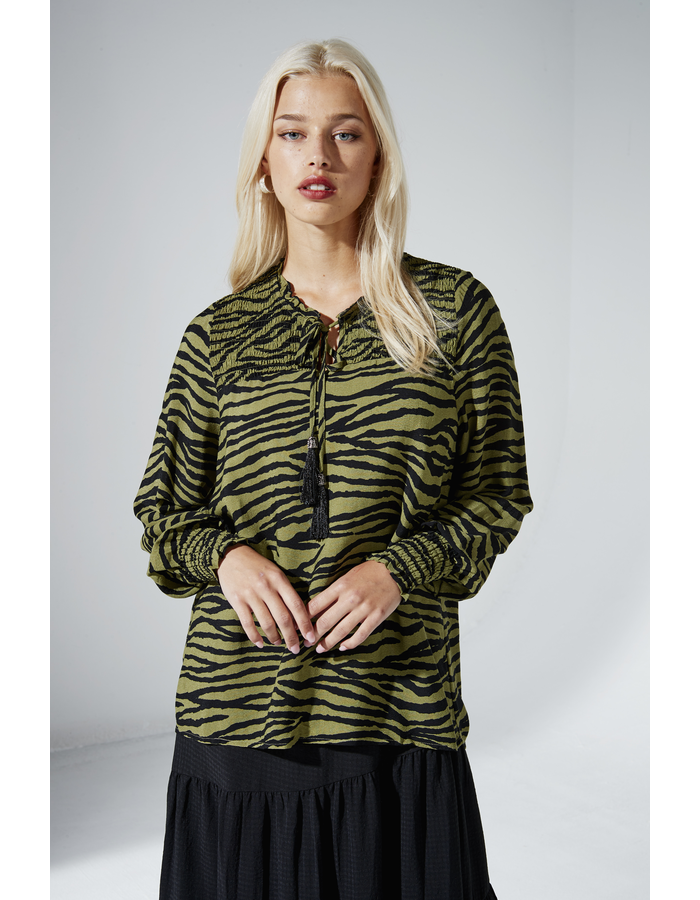 Milan Shirred Women's Top