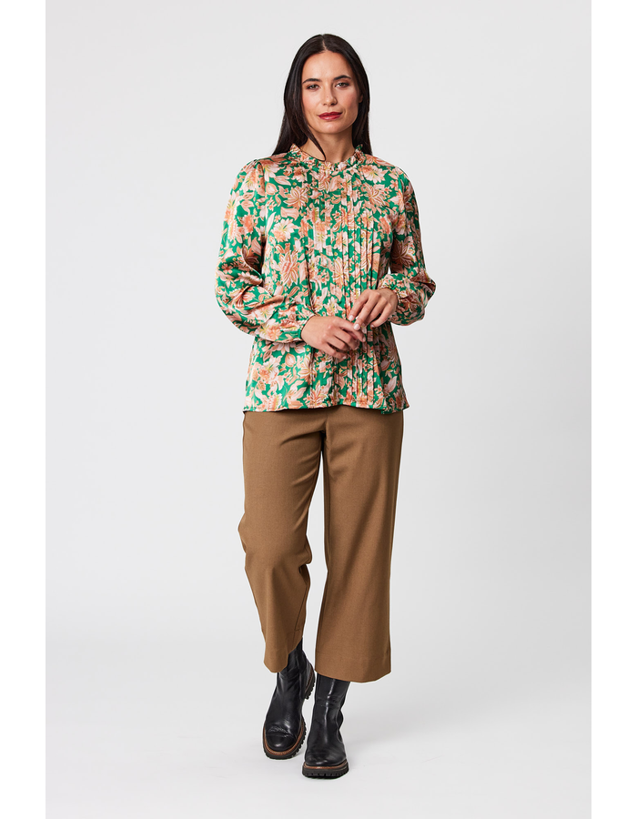 Pintuck Front Women's Top