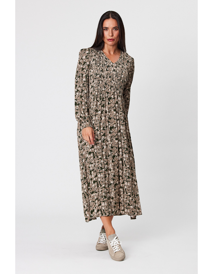 Shirred Bodice Dress