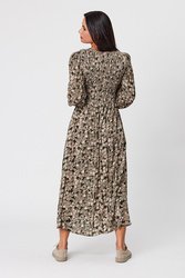 Shirred Bodice Dress