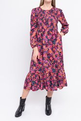 Floral Shirred Dress