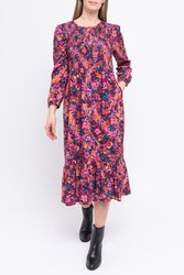 Floral Shirred Dress