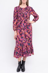 Floral Shirred Dress