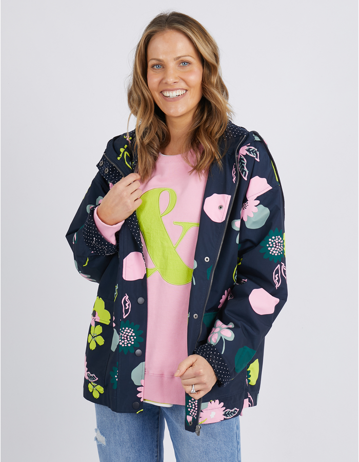 Mimosa Floral Women's Raincoat
