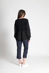 Pleated Woven Top