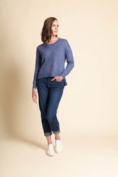 Cropped Scoop Neck Top