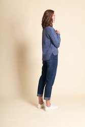 Cropped Scoop Neck Top