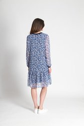 Contrast Rib Trim Dress