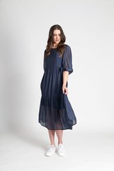 Tie Back Tiered Dress