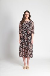 Tie Back Tiered Dress