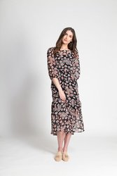 Tie Back Tiered Dress