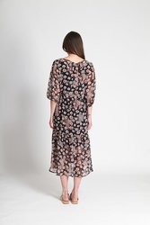 Tie Back Tiered Dress