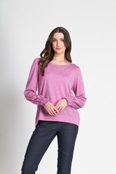 Shirred Cuff Top