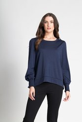 Shirred Cuff Top