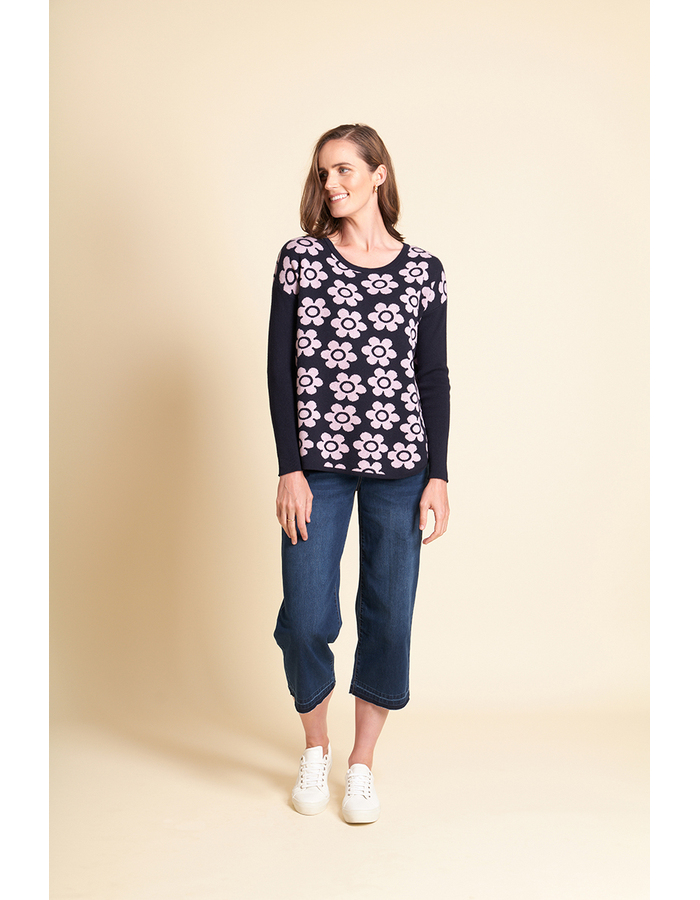 Floral Jacquard Women's Jumper