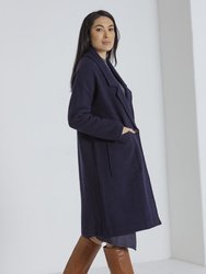 L/S Boiled Wool Coat