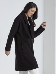 L/S Boiled Wool Coat