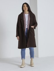 L/S Boiled Wool Coat