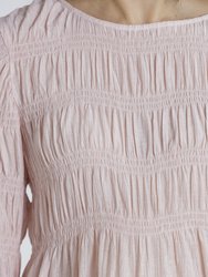 L/S Pleated Top